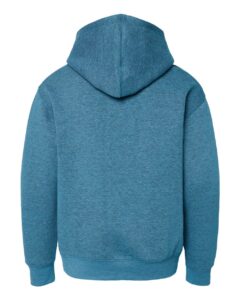 LAT 2296 Youth Hoodie Sweatshirt – Bermuda Blackout (back)