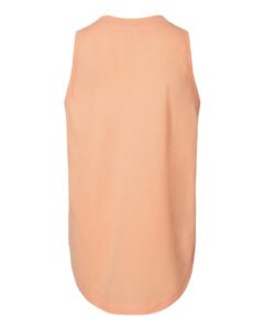 LAT 2692 Girls’ Relaxed Fine Jersey Tank – Peachy (back)