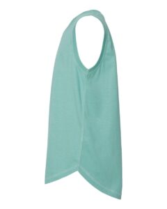 LAT 2692 Girls’ Relaxed Fine Jersey Tank – Saltwater (side)