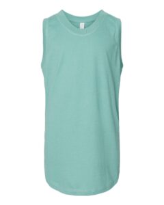 LAT 2692 Girls’ Relaxed Fine Jersey Tank – Saltwater