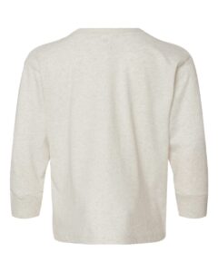 Rabbit Skins 3302 Toddler Fine Jersey Long Sleeve Tee – Natural Heather (back)