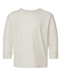 Rabbit Skins 3302 Toddler Fine Jersey Long Sleeve Tee – Natural Heather