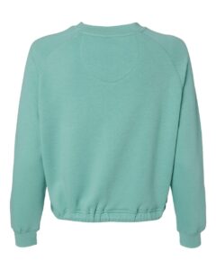 LAT 3528 Women’s Relaxed Boxy Crewneck Sweatshirt – Saltwater (back)