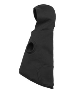 Doggie Skins 3926 Doggie 3-End Fleece Hooded Sweatshirt – Black (side)