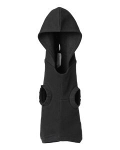 Doggie Skins 3926 Doggie 3-End Fleece Hooded Sweatshirt – Black