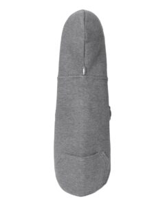 Doggie Skins 3926 Doggie 3-End Fleece Hooded Sweatshirt – Granite Heather (back)
