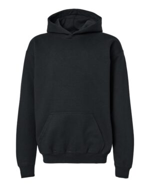 Gildan SF500B Youth Softstyle® Midweight Hooded Sweatshirt – Black