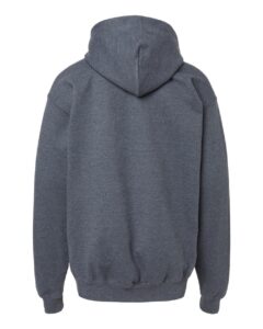 Gildan SF500B Youth Softstyle® Midweight Hooded Sweatshirt – Dark Heather (back)