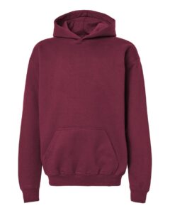 Gildan SF500B Youth Softstyle® Midweight Hooded Sweatshirt – Maroon
