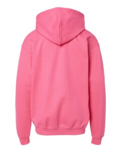 Gildan SF500B Youth Softstyle® Midweight Hooded Sweatshirt – Pink Lemonade (back)