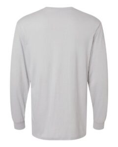 Gildan 64440CVC Unisex Softstyle® CVC Long Sleeve T-Shirt – Cement (back)