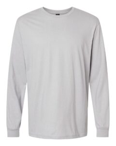 Gildan 64440CVC Unisex Softstyle® CVC Long Sleeve T-Shirt – Cement