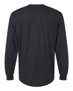 Gildan 64440CVC Unisex Softstyle® CVC Long Sleeve T-Shirt – Pitch Black (back)