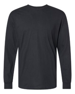 Gildan 64440CVC Unisex Softstyle® CVC Long Sleeve T-Shirt – Pitch Black