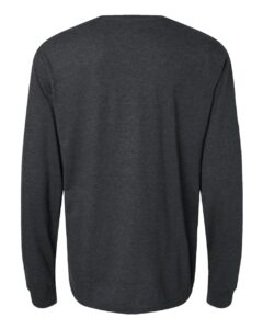Gildan 64440CVC Unisex Softstyle® CVC Long Sleeve T-Shirt – Pitch Black Mist (back)