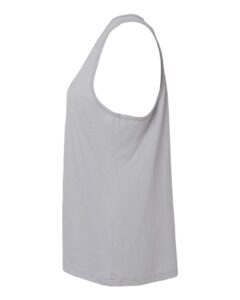 Gildan 64220LCVC Women’s Softstyle® CVC Racerback Tank Top – Cement (side)
