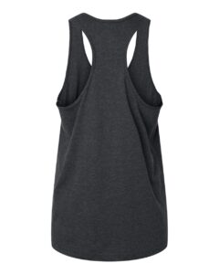 Gildan 64220LCVC Women’s Softstyle® CVC Racerback Tank Top – Pitch Black Mist (back)