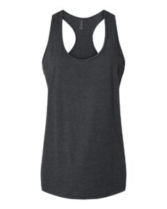 Gildan 64220LCVC Women’s Softstyle® CVC Racerback Tank Top – Pitch Black Mist