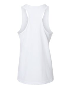 Gildan 64220LCVC Women’s Softstyle® CVC Racerback Tank Top – White (back)
