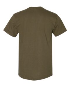 Gildan H000 Unisex Hammer™ T-Shirt – Olive (back)