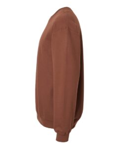 Gildan SF000 Unisex Softstyle® Midweight Crewneck Sweatshirt – Cocoa (side)