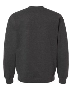 Gildan 18000 Unisex Heavy Blend™ Crewneck Sweatshirt – Fan Charcoal Heather (back)