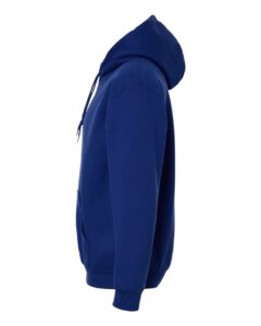 Gildan 18500 Unisex Heavy Blend™ Hooded Sweatshirt – Fan Deep Royal (side)