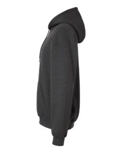 Gildan 18500 Unisex Heavy Blend™ Hooded Sweatshirt – Fan Charcoal Heather (side)