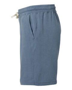 Comfort Colors 1468 Unisex Garment-Dyed Lightweight Sweat Shorts – Blue Jean (side)
