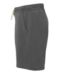 Comfort Colors 1468 Unisex Garment-Dyed Lightweight Sweat Shorts – Pepper (side)