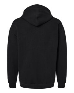 American Apparel RF498 Unisex ReFlex Fleece Hoodie Sweatshirt – Black (back)