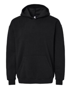 American Apparel RF498 Unisex ReFlex Fleece Hoodie Sweatshirt – Black