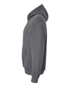 American Apparel RF498 Unisex ReFlex Fleece Hoodie Sweatshirt – Asphalt (side)