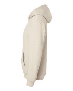 American Apparel RF498 Unisex ReFlex Fleece Hoodie Sweatshirt – Bone (side)