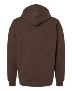 American Apparel RF498 Unisex ReFlex Fleece Hoodie Sweatshirt – Brown (back)