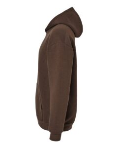 American Apparel RF498 Unisex ReFlex Fleece Hoodie Sweatshirt – Brown (side)