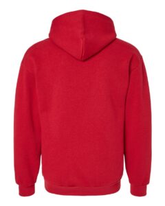 American Apparel RF498 Unisex ReFlex Fleece Hoodie Sweatshirt – Cardinal (back)