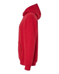 American Apparel RF498 Unisex ReFlex Fleece Hoodie Sweatshirt – Cardinal (side)