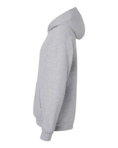 American Apparel RF498 Unisex ReFlex Fleece Hoodie Sweatshirt – Heather Grey (side)
