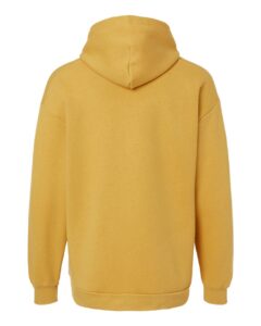 American Apparel RF498 Unisex ReFlex Fleece Hoodie Sweatshirt – Mustard (back)
