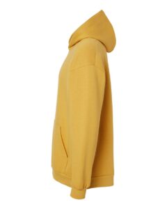 American Apparel RF498 Unisex ReFlex Fleece Hoodie Sweatshirt – Mustard (side)
