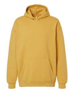 American Apparel RF498 Unisex ReFlex Fleece Hoodie Sweatshirt – Mustard