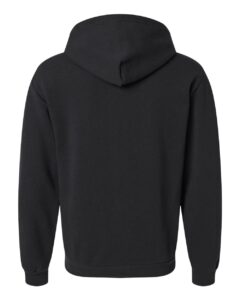 American Apparel RF497 Unisex ReFlex Fleece Full-Zip Hoodie Sweatshirt – Black (back)