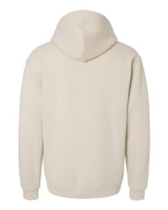 American Apparel RF497 Unisex ReFlex Fleece Full-Zip Hoodie Sweatshirt – Bone (back)