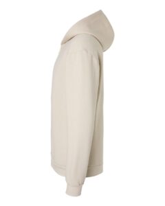American Apparel RF497 Unisex ReFlex Fleece Full-Zip Hoodie Sweatshirt – Bone (side)