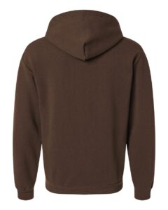 American Apparel RF497 Unisex ReFlex Fleece Full-Zip Hoodie Sweatshirt – Brown (back)