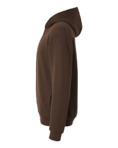 American Apparel RF497 Unisex ReFlex Fleece Full-Zip Hoodie Sweatshirt – Brown (side)
