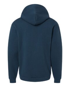 American Apparel RF497 Unisex ReFlex Fleece Full-Zip Hoodie Sweatshirt – Sea Blue (back)