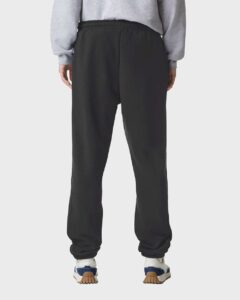 American Apparel RF491 Unisex ReFlex Fleece Sweatpants – Black (on model back)