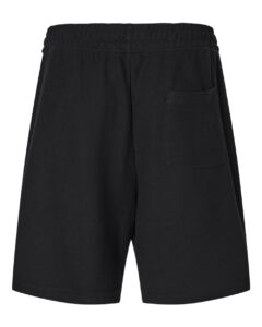 American Apparel 2PQ Unisex Pique Gym Shorts – Black (back)